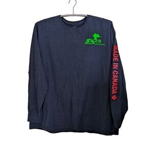 Fruit Of The Loom Platinum Mens 2XL T Shirt Brad Snow Skies Skiing Cotton Canada